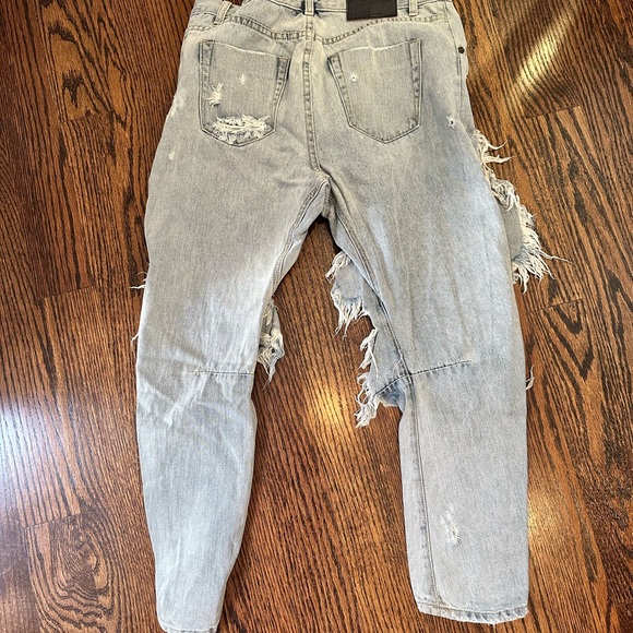 Size 24 One teaspoon cropped light washed jeans - Picture 6 of 7